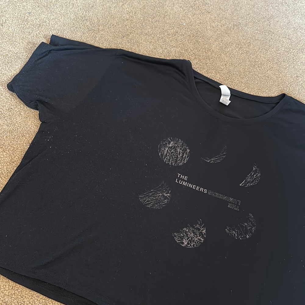 Super Soft Cropped Lumineers Band T Shirt
